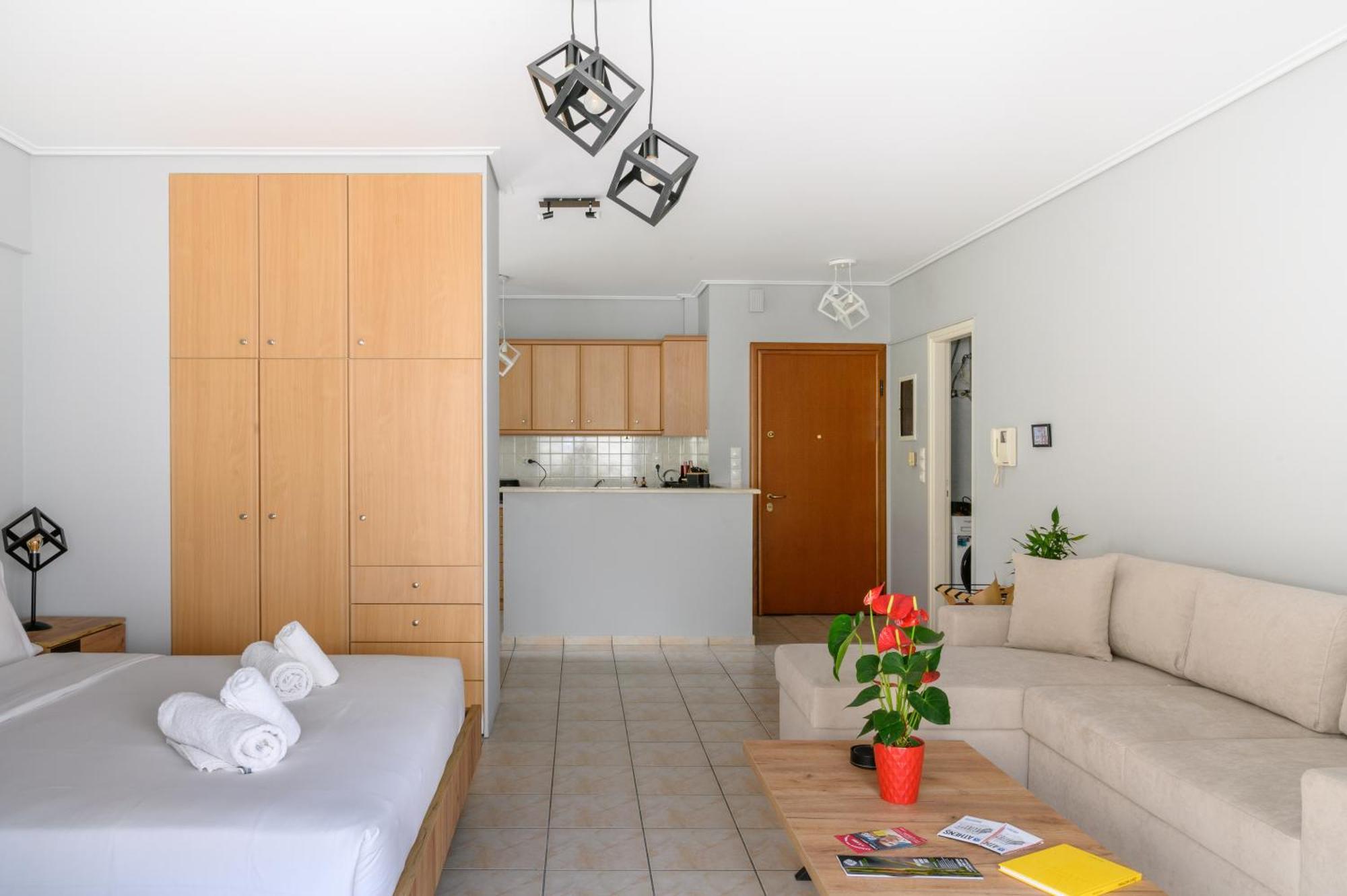 Ferienwohnung The Skyward Flats Nea Smyrni Exterior foto
